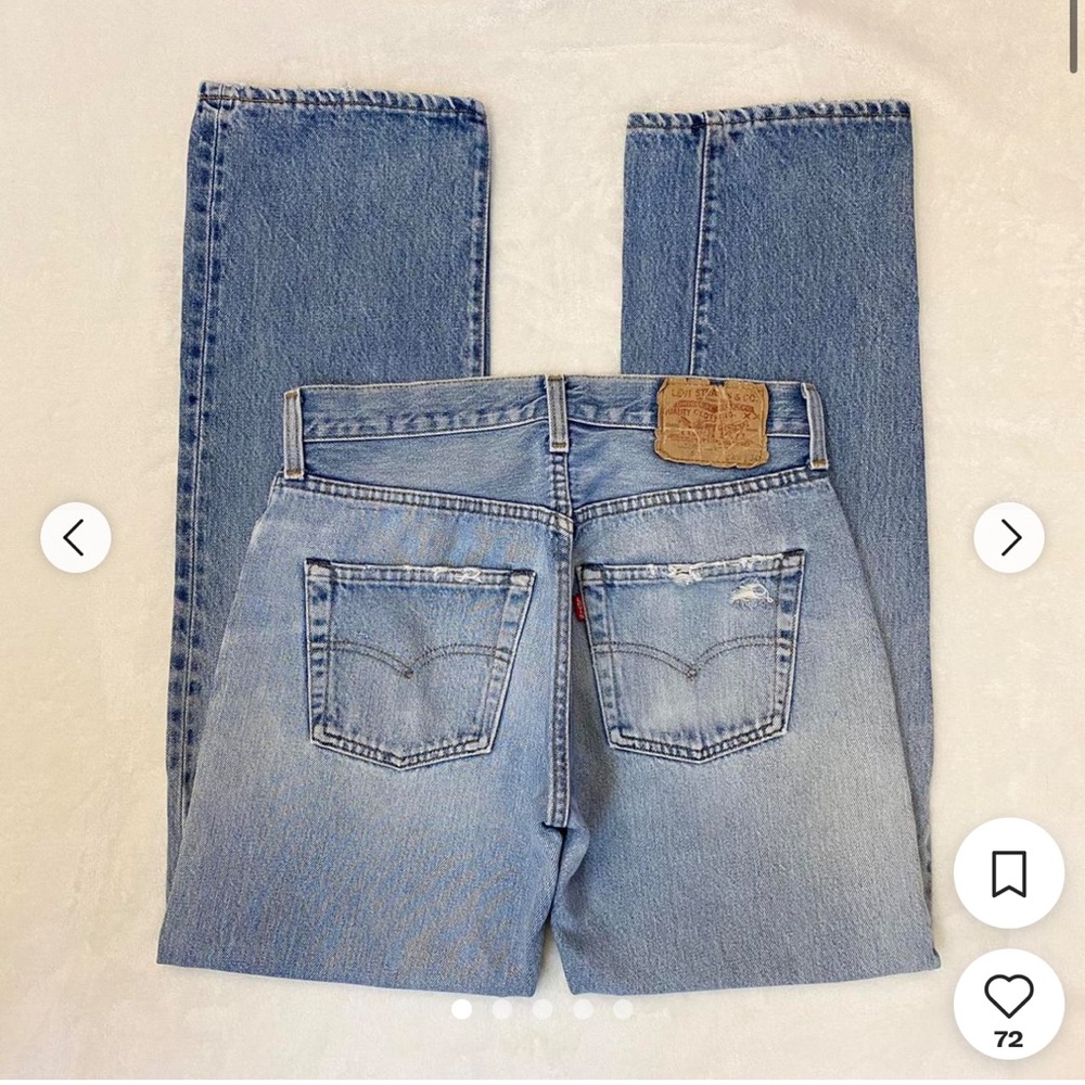 Levi's Light Blue Straight Leg Jeans